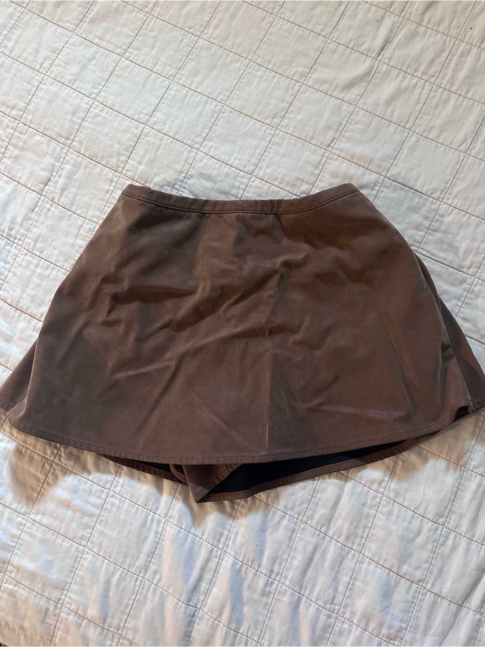 Free People Paradise Found Suede Skort - Picture 2 of 4